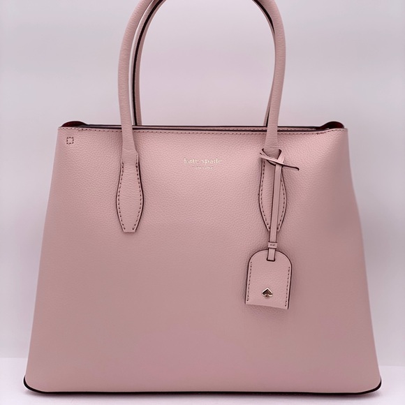 Kate Spade Medium Top ZIP Satchel Rose Smoke - Picture 11 of 12